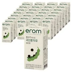 이롬 황성주 박사의 국산콩 두유 검은콩, 190ml, 48개