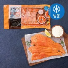 곰곰 훈제 연어 슬라이스 (냉동), 500g