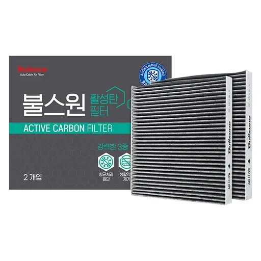 불스원 활성탄 에어컨 히터 필터 2p