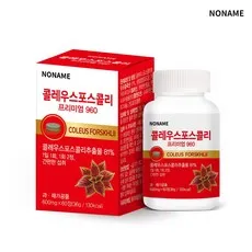 노네임 콜레우스 포스콜리 체지방 컷 다이어트 레드, 1개, 60정