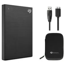 씨게이트 One Touch HDD 외장하드 데이터복구+암호화 기능+파우치+USB케이블 STKY2000400, 2TB, 블랙