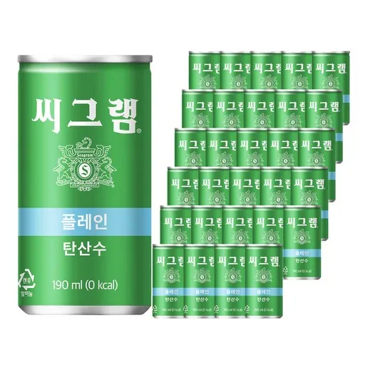 씨그램 플레인 탄산수