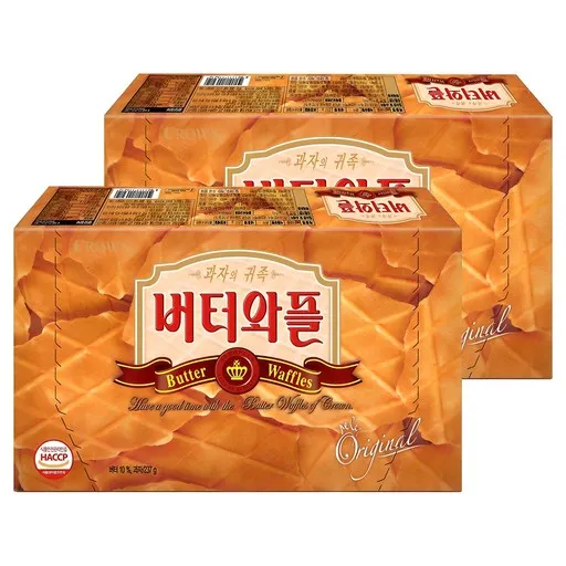 크라운 버터와플 52g
