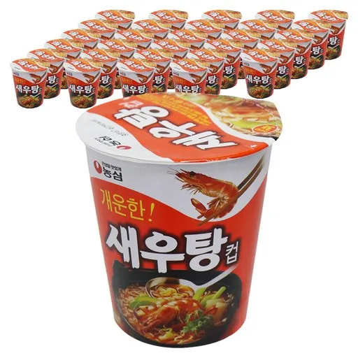 농심 새우탕 컵면 67g
