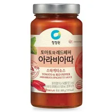 청정원 아라비아따 스파게티 소스, 600g