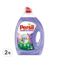 퍼실 딥클린 초미세세탁 라벤더젤 겸용 액체세제, 2.5L, 2개입, 2개