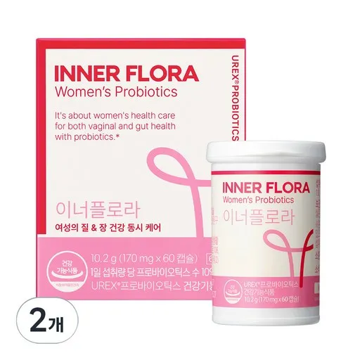 유한건강생활 이너플로라 UREX 프로바이오틱스 유산균, 30정