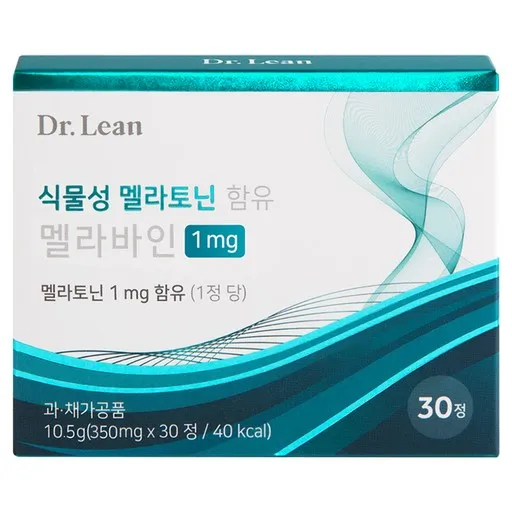 닥터린 식물성 멜라토닌 함유 멜라바인, 30정