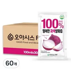 오아시스 국내산 자색양파즙, 60개, 100ml