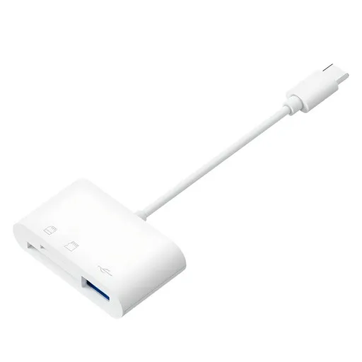 아이엠듀 C타입 3 in 1 USB TF SD카드 리더기