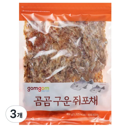 곰곰 구운 쥐포채, 400g