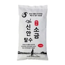 백양인 국내산 간수 빠진 신안 명품 탈수 천일염 굵은 소금, 1개, 10kg