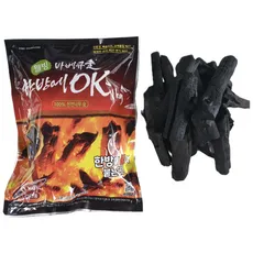 한방에OK 간편점화 착화숯 캠핑 숯불 바베큐 구이용 번개탄 대용, 1kg, 1개