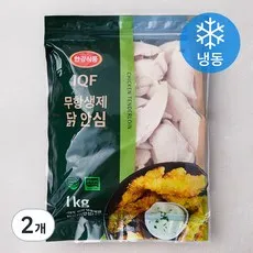 한강식품 IQF 무항생제 닭안심 (냉동), 1kg