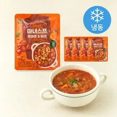 한끼통살 리얼 마녀스프 토마토&비프 (냉동), 300g