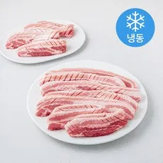 곰곰 두꺼운 칼집 삼겹살 구이용 (냉동), 1kg, 1개