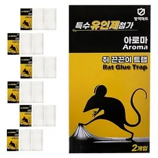 특수 유인제 첨가 쥐 끈끈이 덫 퇴치기 트랩 강력 쥐 퇴치 찍찍이 식당 베란다 싱크대 마우스 박멸
