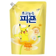 피죤 초고농축 강력탈취 오리지널 써니가든 섬유유연제 리필, 1.3L, 1개