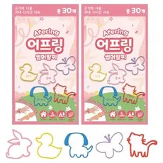 루아르모 어프링 썸머팔찌 썸머 밴드 패치 30p, 핑크