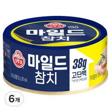 오뚜기 참치 마일드, 200g, 6개