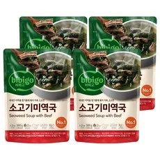 비비고 소고기 미역국, 500g