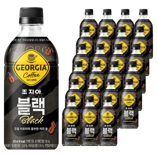조지아 블랙 pet, 470ml