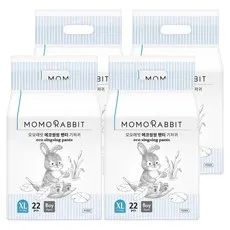 모모래빗 에코씽씽 팬티형 기저귀 남아용, 특대형(XL), 88매