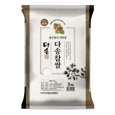 국내산 다송 찹쌀, 3kg, 1개