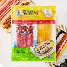 대림선 사조대림 실속김밥재료 4종 세트, 510g