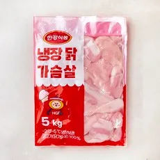 한강식품 닭가슴살 (냉장), 5kg