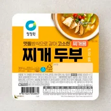 대상 청정원 찌개두부, 300g, 1개