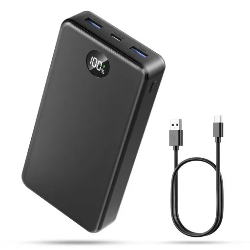고속충전 대용량 보조배터리 30000mAh PD 22.5W QC3.0 잔량표시 멀티단자 + 20W C타입 케이블