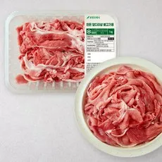 한돈 앞다리살 불고기용 (냉장), 1kg