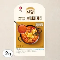 다담 부대찌개 양념, 140g, 2개