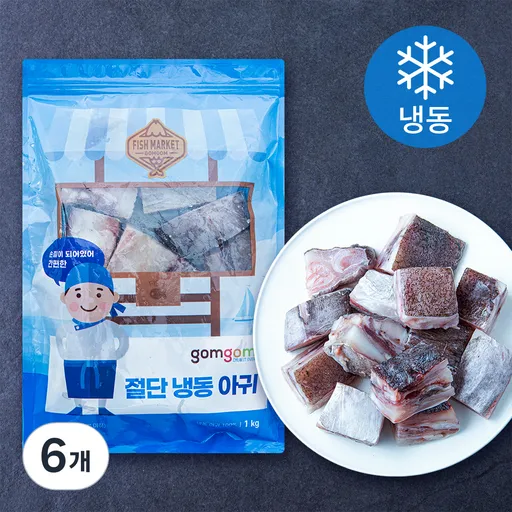 곰곰 절단 냉동 아귀, 1개, 1kg