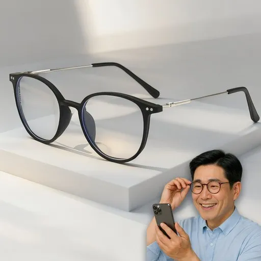 더글래스 가벼운 블루라이트 차단 독서 안경 세트