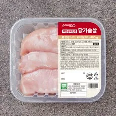 곰곰 무항생제 인증 닭가슴살 (냉장), 400g