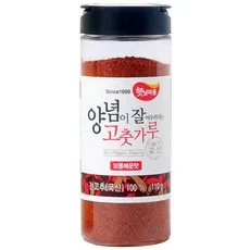 햇님마을 양념이 잘 어우러지는 국산 고춧가루 보통매운맛, 110g