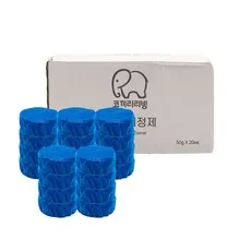 코끼리리빙 고체형 변기세정제, 50g, 20개