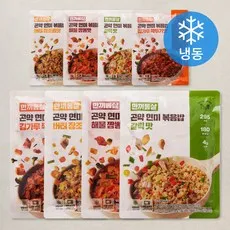 한끼통살 곤약현미 볶음밥 180g x 4종 믹스세트 (냉동), 720g, 2세트