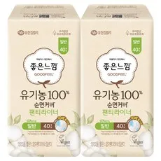 좋은느낌 오가닉 팬티라이너, 롱, 18개입, 1개