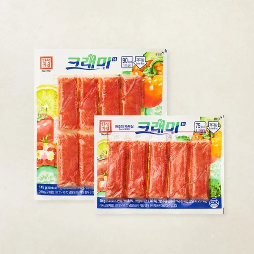[로켓프레시] 한성기업 크래미H 맛살 145g + 90g 세트