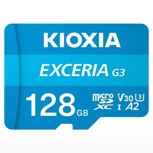 키오시아 EXCERIA 마이크로 메모리 카드 홈캠 블랙박스 CCTV SD LMEX3L128GG4