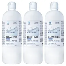 깨끗한아이 렌즈 식염수, 3개, 500ml