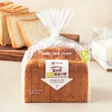 신라명과 아침에 먹기 좋은 밀브랜 저당 통밀식빵, 420g