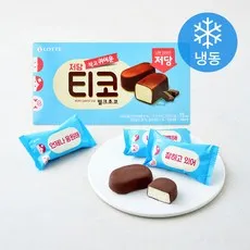 롯데웰푸드 티코 밀크초코 저당 (냉동), 15개, 1개입, 34ml