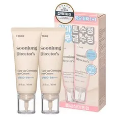 에뛰드 순정 디렉터 톤업 수정 선크림 SPF50+ PA++++, 40ml, 2개