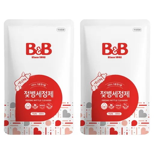 비앤비 액상형 젖병세정제 리필 허브향