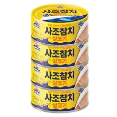 사조참치 안심따개 살코기, 85g