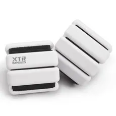 XTR 러닝 발목 손목 중량 밴드 2개 홈트 다이어트 착용형 아령, 500g, 밀키화이트